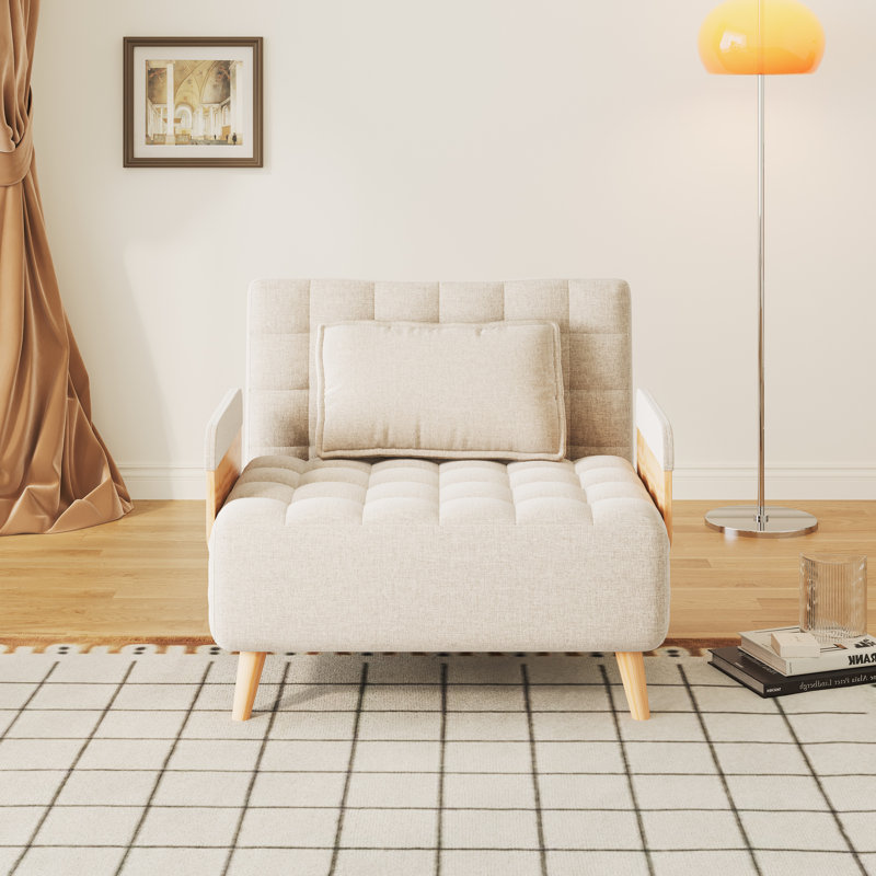 George Oliver Kikumi Upholstered Sofa Chair,Reclining Sofa
